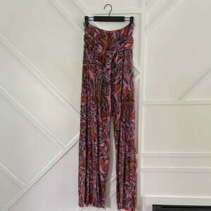 Free People Paisley Wide Leg pant